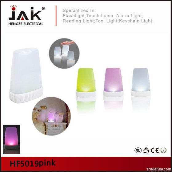 Rechargeable LED sound control touch lamp