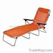 Outdoor Beach Folding Chair, Made of 600D Oxford Fabric, with 450g Tex