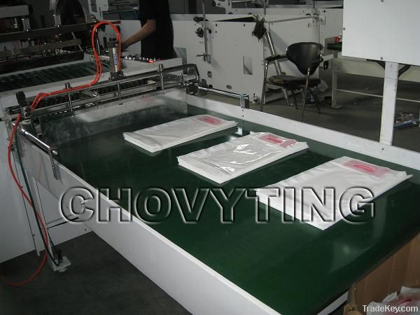 Fully automatic high speed inside glue patch handle carrier bag makin