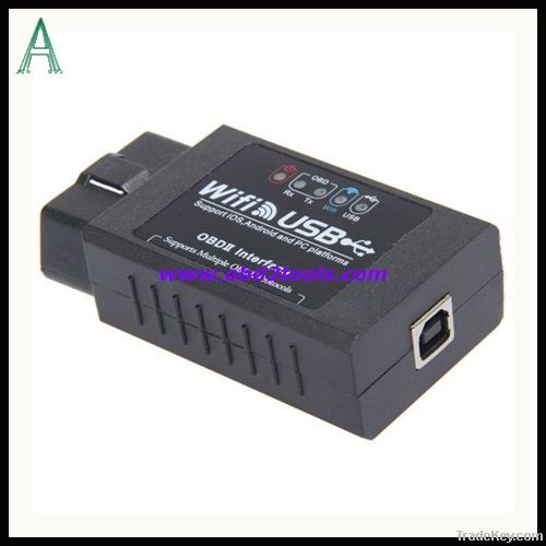 ELM327 WIFI+USB OBD diagnsotic interface