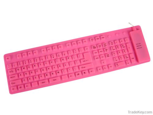109-key flexible keyboard