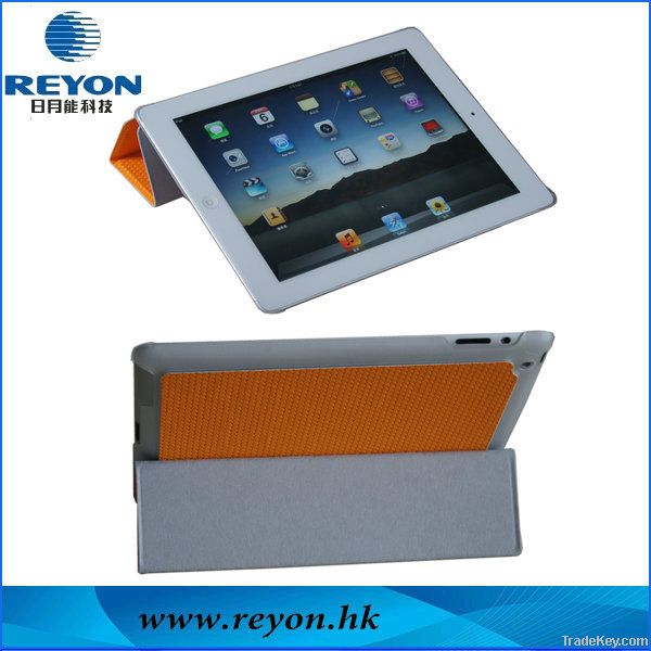 smart PU leather cover for ipad  wake up sleep case