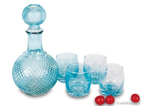 5pcs Glass Drinkware set