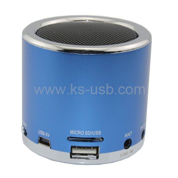 KD-MN02 Round Shape Kaidaer mini Speakers with TF card and USB speaker