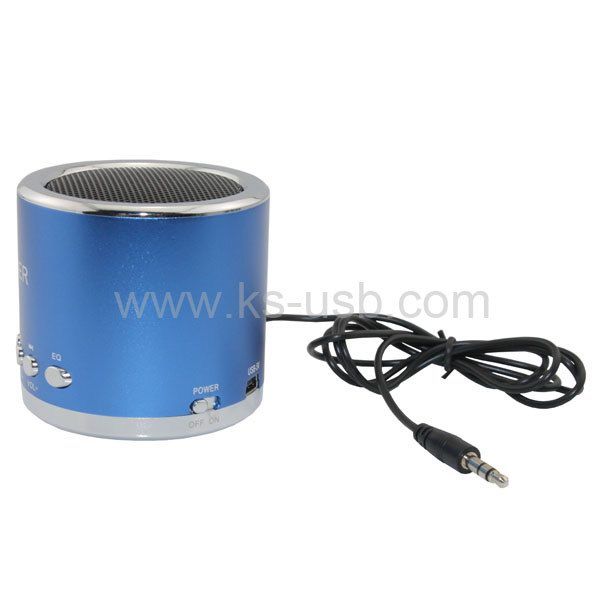 KD-MN02 Round Shape Kaidaer mini Speakers with TF card and USB speaker