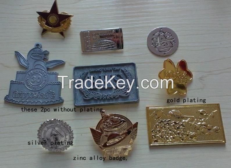 sell key chains, pins, badges, brooch, label, key rings, sign.