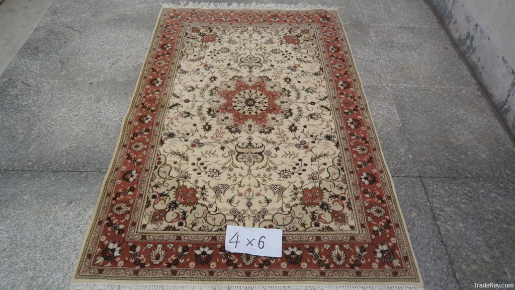 Wool and Silk Blended Carpet