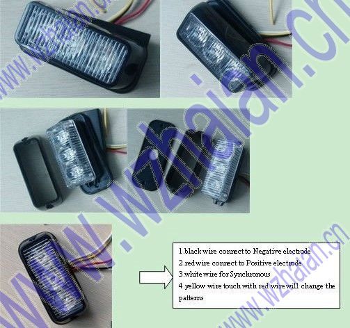 car warning lights/ led deck and dash light TBF-3691 L3