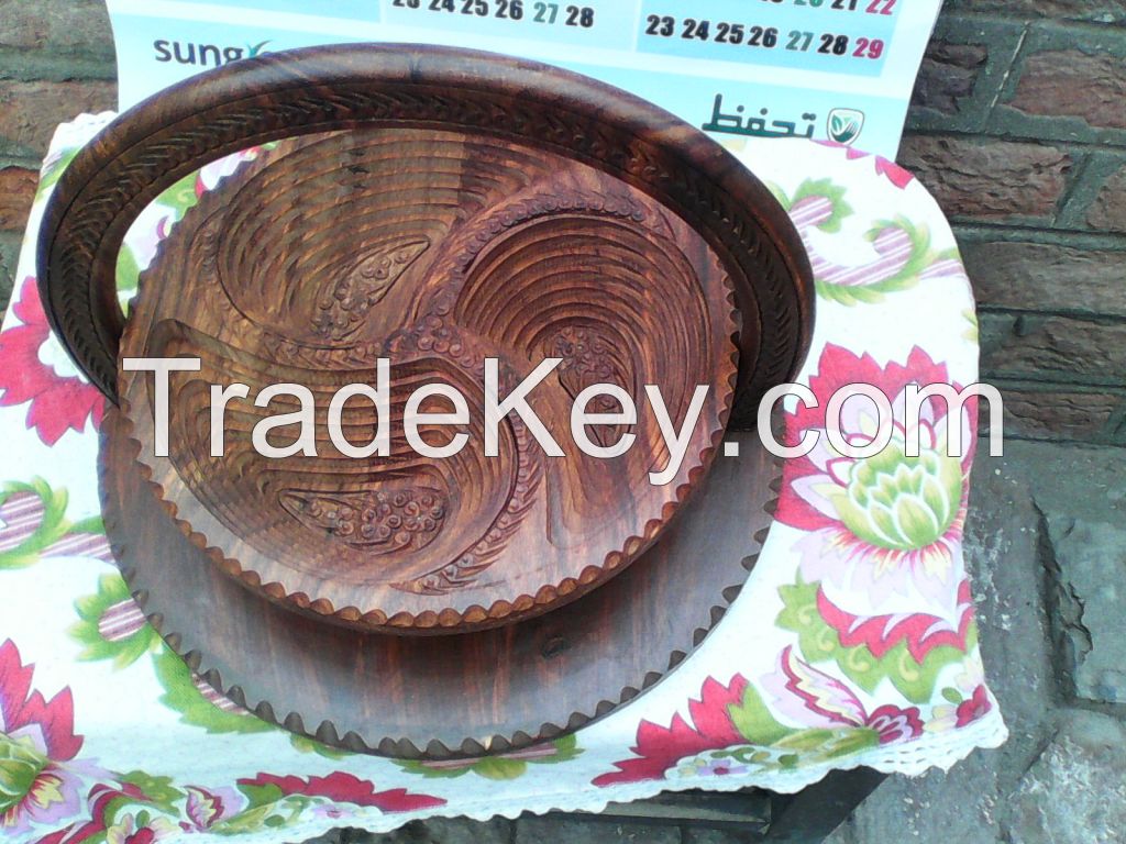 Wooden Fruits, Dry Fruits Basket