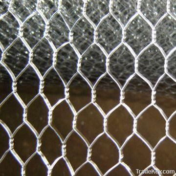 Hexagonal wire netting