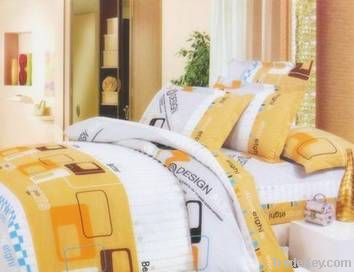 Warm 100% cotton bedding set