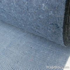 Non-woven combination mat, composite mat for asphalt