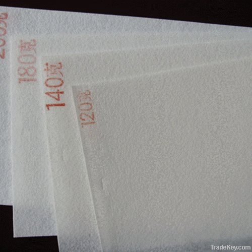 Needle polyester felt , non-woven polyester fabric