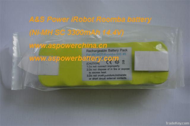 14.4V 3500mAh Ni-MH Battery For vacuum cleaning robot Scooba 400/500