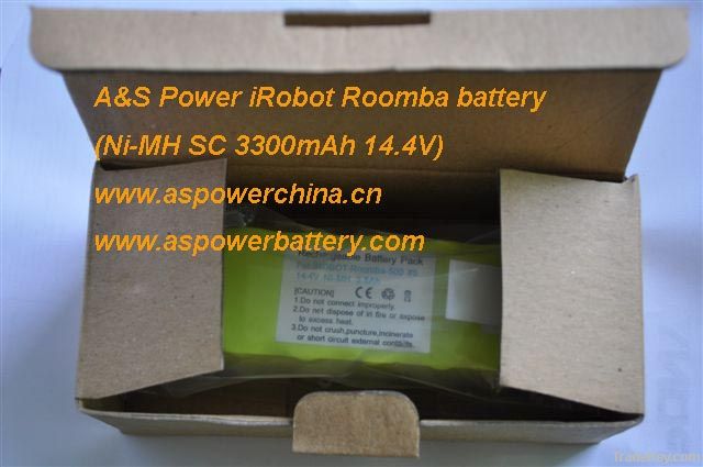 14.4V 3500mAh Ni-MH Battery For vacuum cleaning robot Scooba 400/500