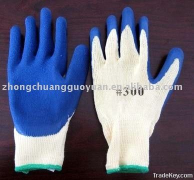 latex dipped knitting glove