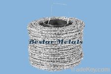 GALVANIZED AND PVC COATED BARBED WIRE