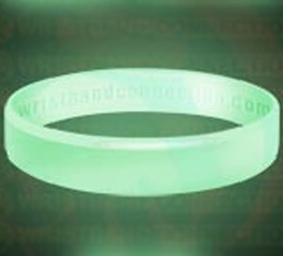 Glow in dark Silicone wristband HDSB-34