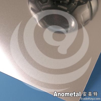 anodized aluminum of semi specular surface