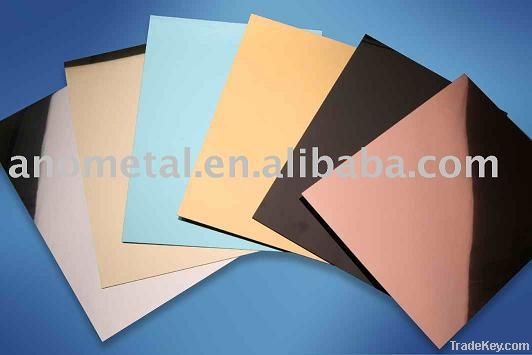 anodized aluminium coil of mirror surface with various colors