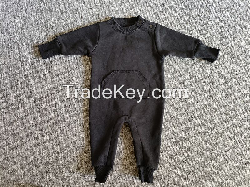 baby fleece romper