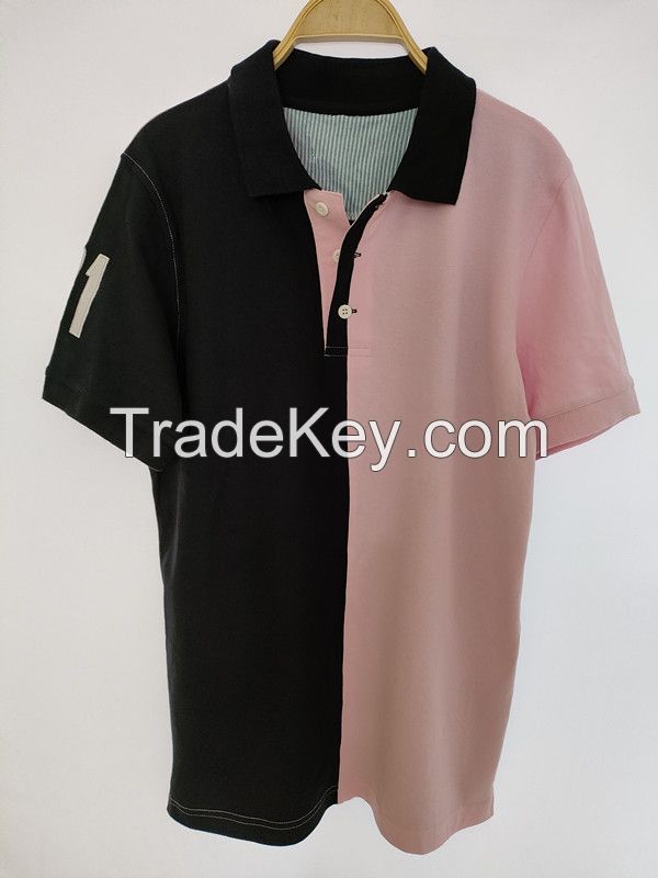 100% Cotton Men's Short Sleeve Polo Shirt