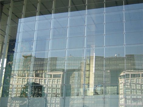 Curtain wall glass