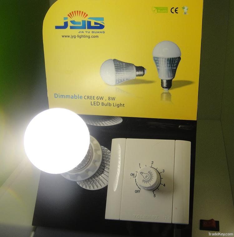 8W Dimmable LED Bulb Light