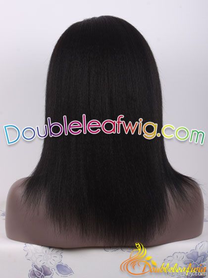 100% Chinese  virgin remy full lace wigs
