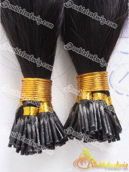 i tip indian remy human hair pre bonded hair extesnion