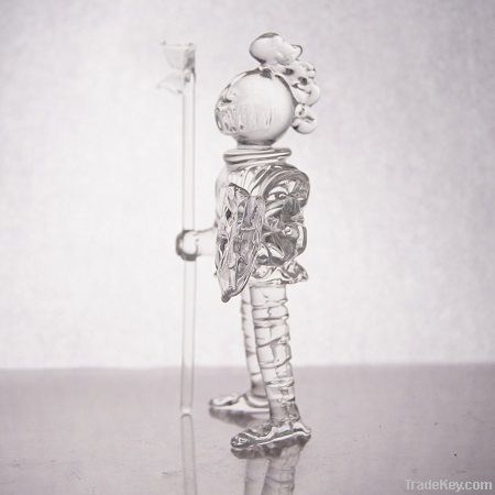 Hand made glass knight