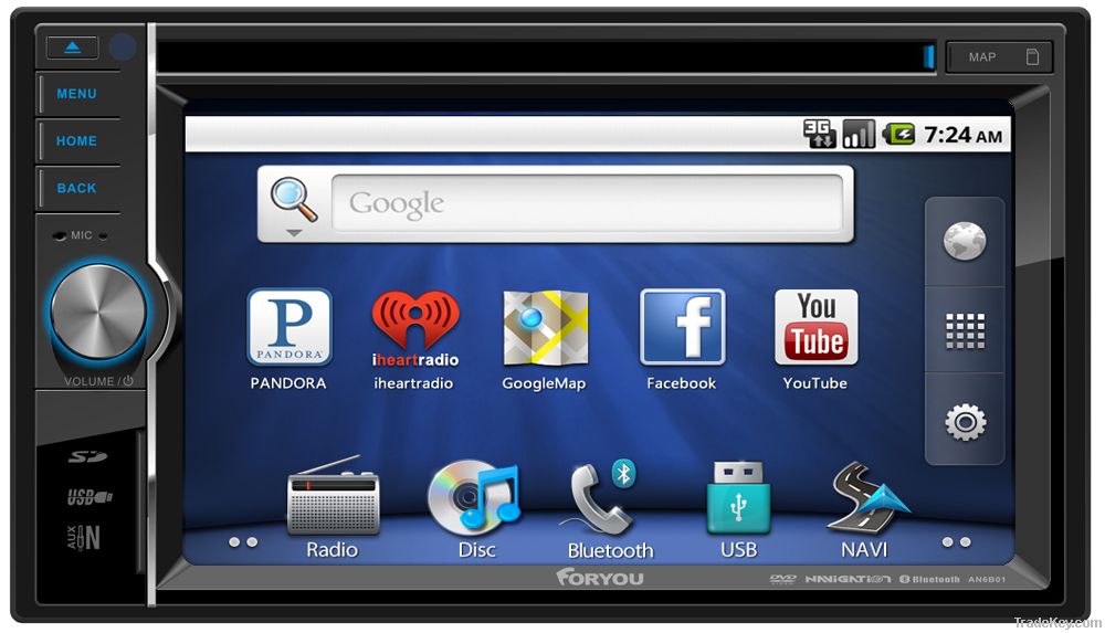 Car DVD Player within Android platform
