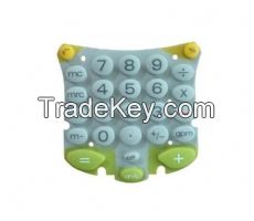 Chinese Silicone Rubber Electronic And Computer Keyboars Or Keypads Keys Buttons