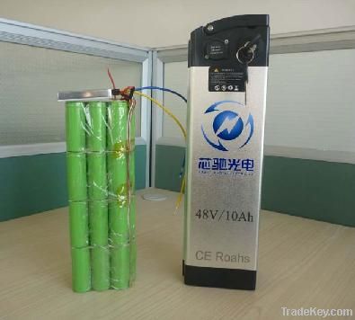 Electric Bicycle Battery, Li-ion 36V 10Ah