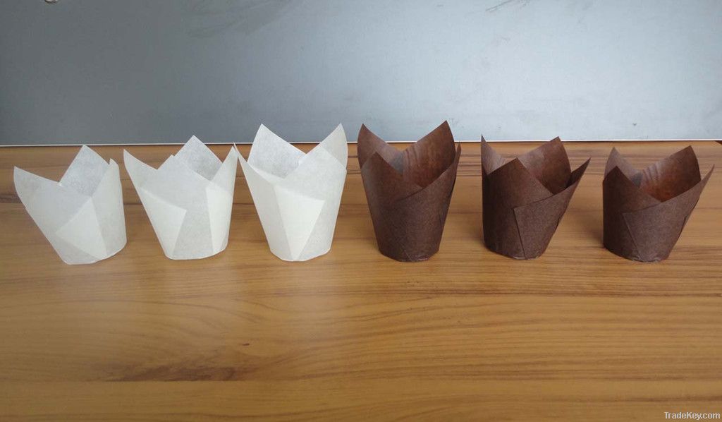 tulip cups, tulip muffin cup for bakery