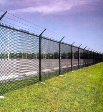 PVC-Coated Chain Link Fence System By Desert Fence Co. Ltd., Saudi Arabia