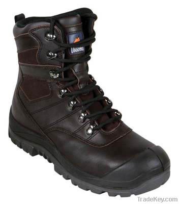 Claretnitrile Rubber Sole Boot.