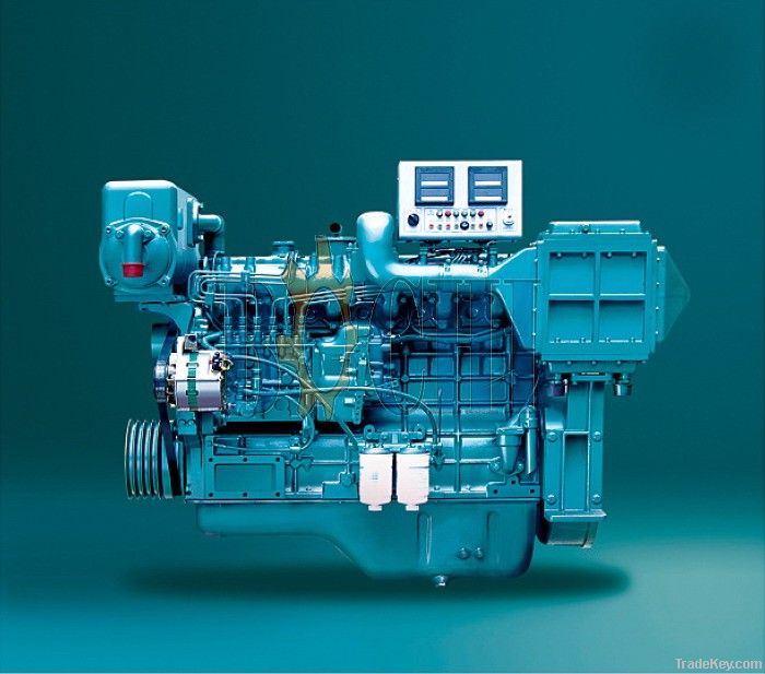 53~66hp 6 cylinder 6J seires marine diesel engine