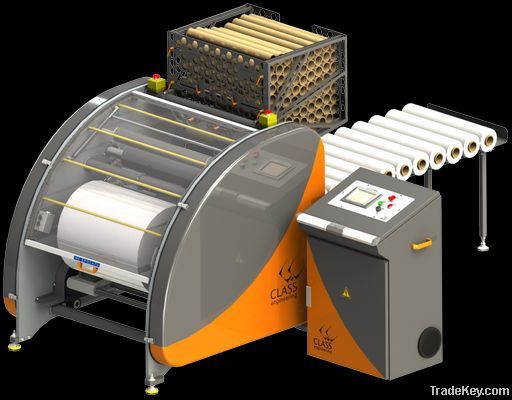 Automatic Machine for Rewinding of Polyethylene Stretch Film