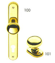 Button-Button Door handle