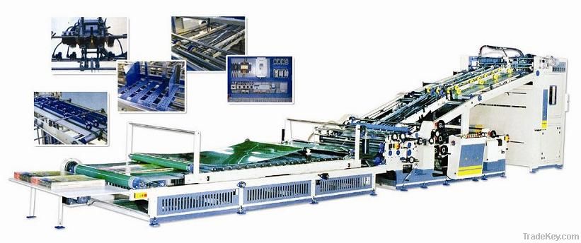 Automatic flute laminator