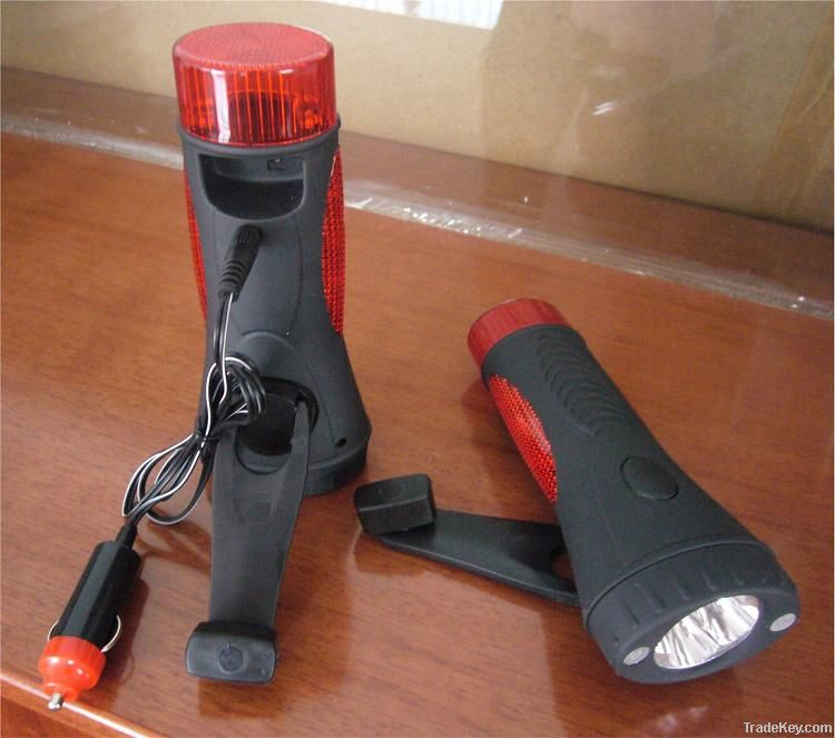 Hand Crank Dynamo Flashlight