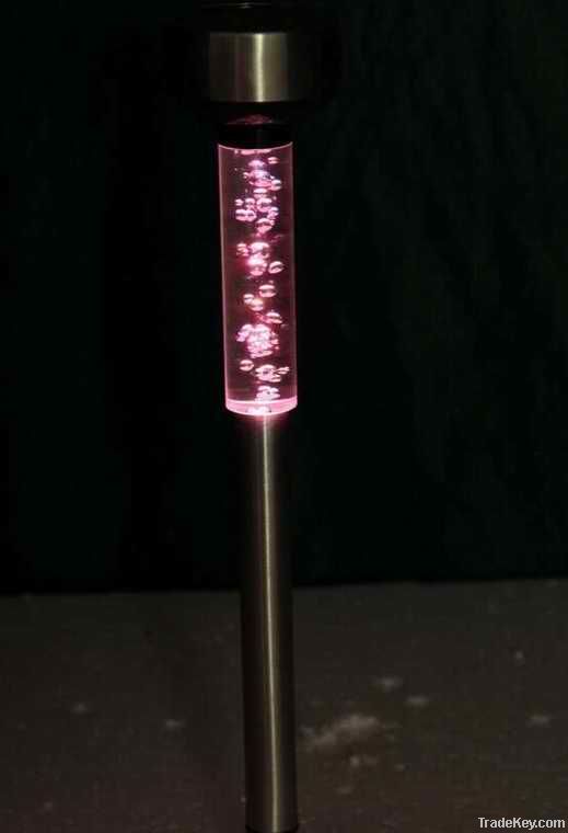 solar stainless stick light