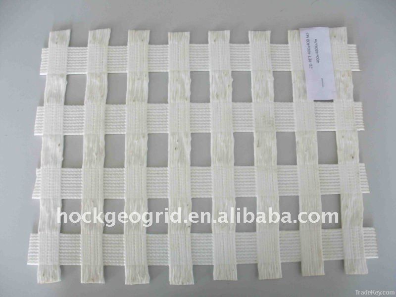 high strength tensile pvc coating polyester biaxial geogrid