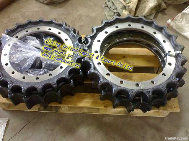 Sprocket for komatsu bulldozer D85, undercarriage parts