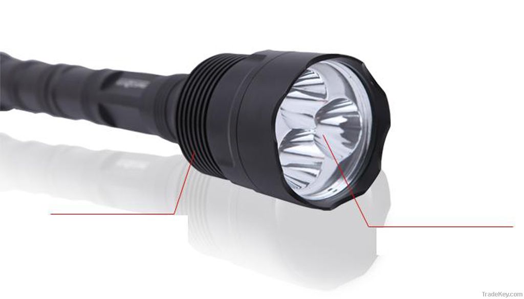Cree XML-T6*3 HIGH POWER/RECHARGEABLE FLASHLIGHT