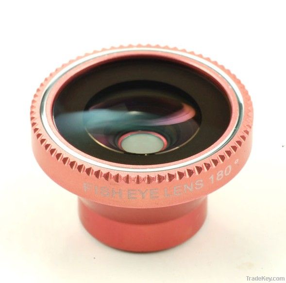 180 degree Detachable maganetic fisheye lens for iPhone mobile phone