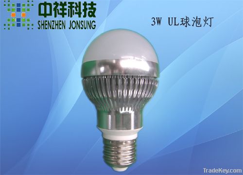 UL led bulbs 3W