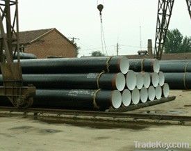 Black 3PE Coating Steel Pipe Used in Transport Oil or Water
