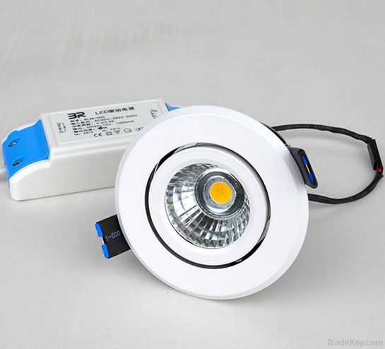 LED Recessed Ceiling Light, Dimmable LED Ceiling light with 10W 2700K